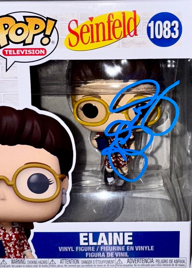 Julia Louis Dreyfus Signed Funko Pop #1083 Elaine (Seinfeld) - SWAU #02